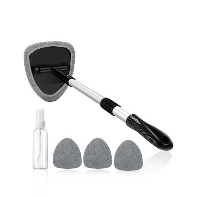AstroAI Car Windshield Cleaner, Car Cleaning Tool Kit with 4 Reusable Pads