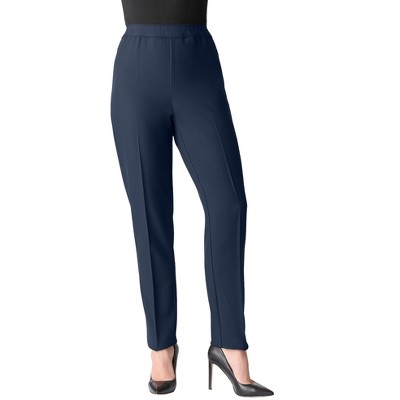 Roaman's Petite Plus Size Classic Bend Over Pant
