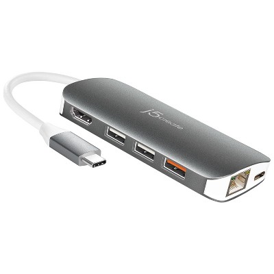 j5create USB-C Multi Adapter (9 Functions in 1), JCD383