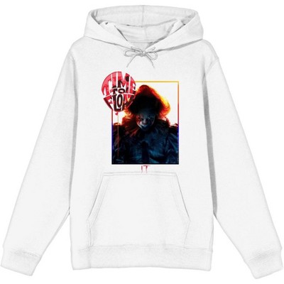 It Chapter 2 Pennywise Time To Float Adult Long Sleeve Hoodie