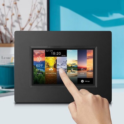 Sungale Alpha Digital 7in Cloud Photo Frame 20GB Cloud Storage with Battery/App Support