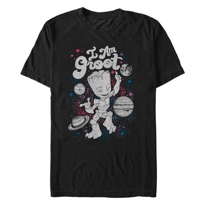 Men's Marvel: Guardians of the Galaxy I Am Groot Space Dance T-Shirt