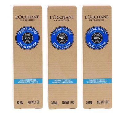 L'Occitane Shea Butter Hand Cream, Deep Moisture, Rich Shea Infusion, Soothing & Softening Pack of 3, 1 oz