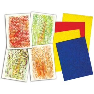 Roylco® Texture Rubbing Plates, Pack of 4 - 1 of 2