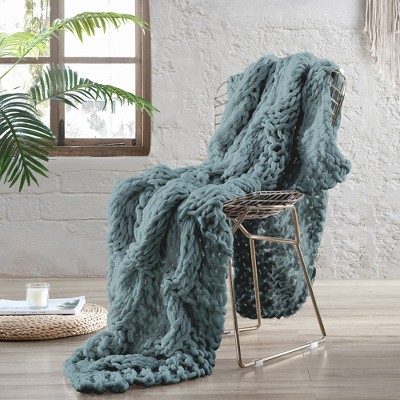 Modern Threads Chunky Knit throw, 50 x 60, Reina