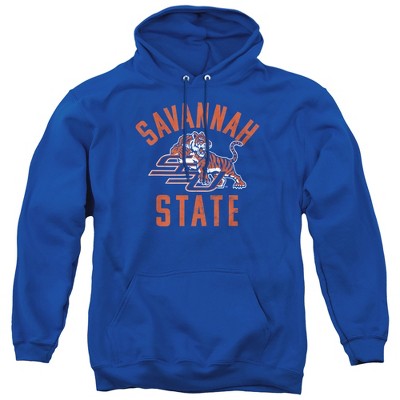 Savannah State University Official Tigers Logo Adult Pull-Over Hoodie