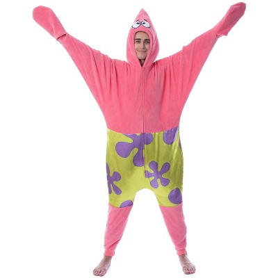 Nickelodeon Men's SpongeBob SquarePants Patrick Star Sleep Union Suit Kigurumi