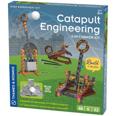 Catapult Engineering: 6-in-1 Maker Kit