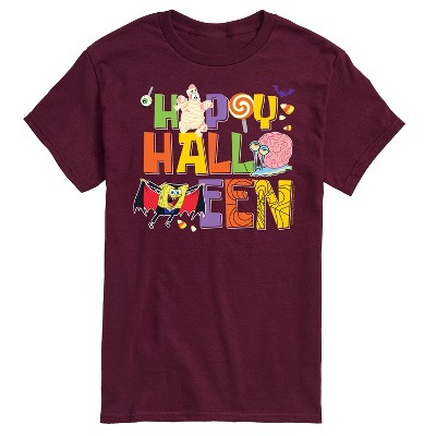 Men's - SpongeBob SquarePants - Happy Halloween Short Sleeve Graphic T-Shirt