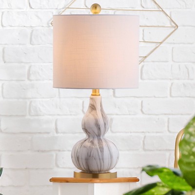 20.5" Glass Anya Mini Table Lamp (Includes LED Light Bulb) - JONATHAN Y