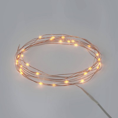 30ct LED Battery Operated Dewdrop Fairy String Lights - Wondershop™