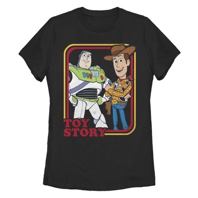 Women's Toy Story Buzz & Woody Portraits T-Shirt