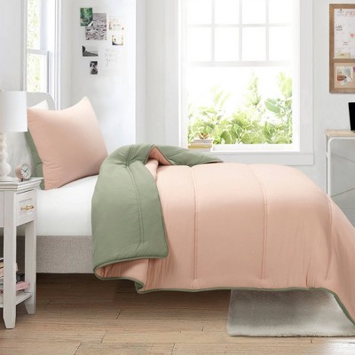 Lush Décor 2pc Oslo Soft Reversible Quilted Comforter Set