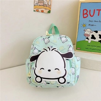 Paaaawaters Cute Kids Lightweight Backpack with Pochacco Print Dog Patch Light Green Small