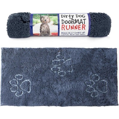 Dog Gone Smart Dirty Dog Doormat - Fast Drying Rug for Clean Floors - Absorbent Mat for Muddy Paws