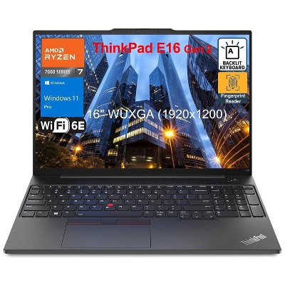 Lenovo ThinkPad E16 G2 16" WUXGA IPS Laptop, Intel Core Ultra 5 125U ,16GB RAM, 1TB SSD, Windows 11 Pro, Black (21MAS0BV00)