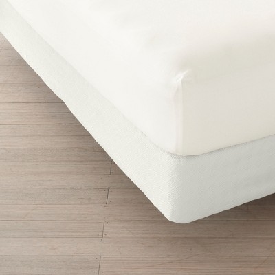 Basketweave Cotton Matelasse Bedskirt