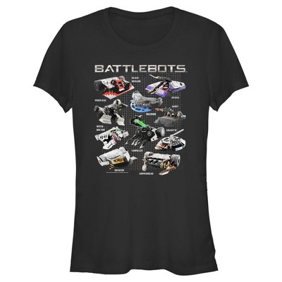 Juniors Womens Battlebots Most Ruthless Competitors T-Shirt