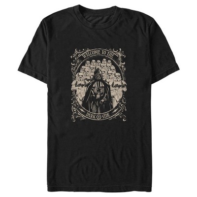 Men's Star Wars: A New Hope Darth Vader and Stormtroopers Welcome to the Dark Side T-Shirt