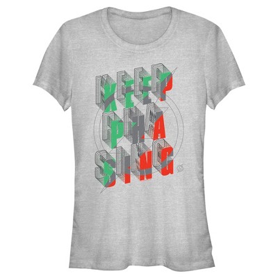 Juniors Womens The Flash 3D Keep Phasing T-Shirt