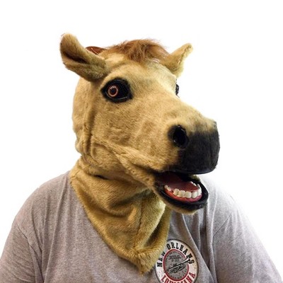 KBW Over-The-Head Moving-Mouth Horse Costume Mask