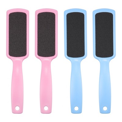Unique Bargains Foot File Removes Dead Skin Pedicure Coarse And Fine Dual Sided 4 Pcs