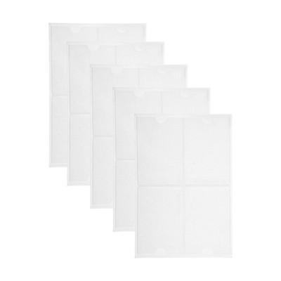 Vertical Label Holder 5.91"x3.94" Clear 20 Pcs