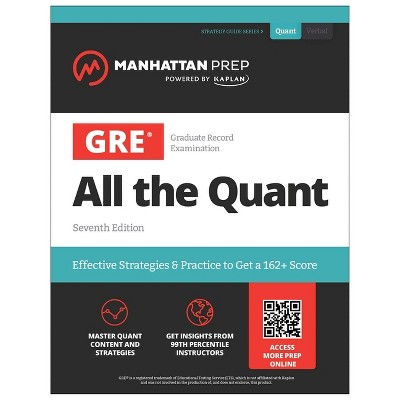 GRE All the Quant - (Manhattan Prep GRE Prep) 7th Edition by  Manhattan Prep (Paperback)
