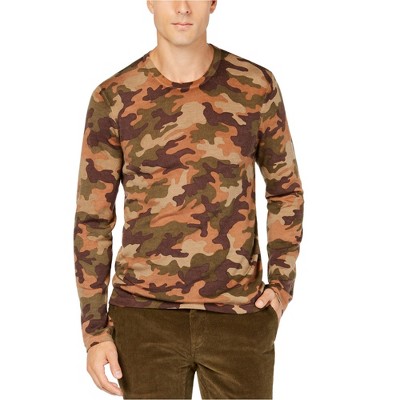 Michael Kors Mens Camo Pullover Sweater