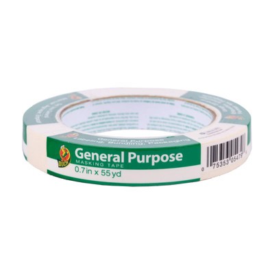 Duck 0.7 in. W X 60 yd L Beige High Strength Masking Tape 1 pk (Case of 24)