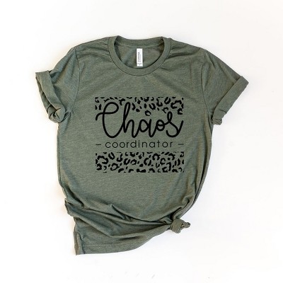 Simply Sage Market Women's Leopard Chaos Coordinator Short Sleeve Graphic Tee
