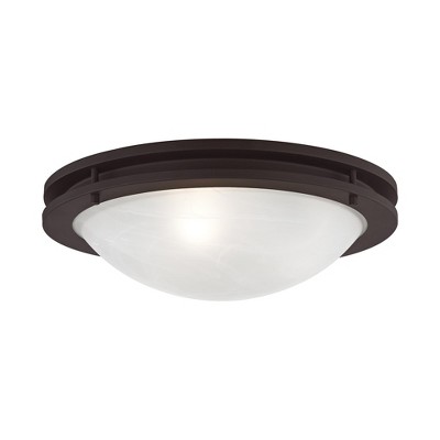 Livex Lighting Ariel 3 - Light Flush Mount in  Bronze