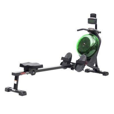 Sunny Health & Fitness Hydro Dual Resistance Smart Magnetic Water Rowing Machine