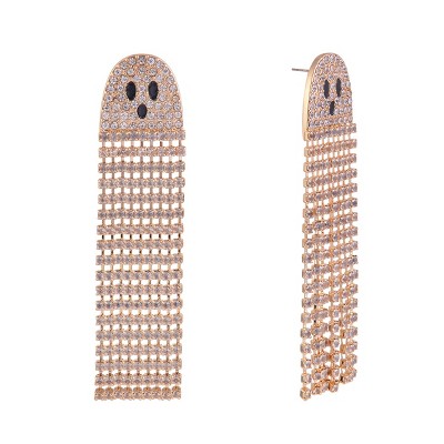 Hallmark Clear Stone Ghost Earrings