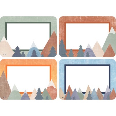 Teacher Created Resources® Moving Mountains Name Tags/Labels Multi-Pack, 36 Per Pack, 6 Packs