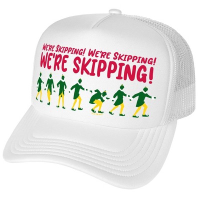 Elf We'Re Skipping Foam Trucker Cap White