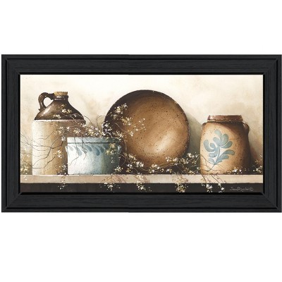 "Shelf Life Too" by Artisan John Rossini, Ready to Hang Framed Print, Black Frame
