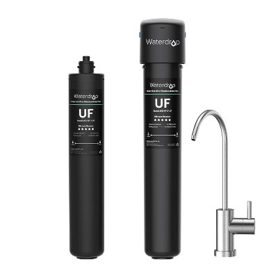 Waterdrop 17UB-UF Ultra Filtration Under Sink Water Filter System with Extra 1 RF17-UF Filter