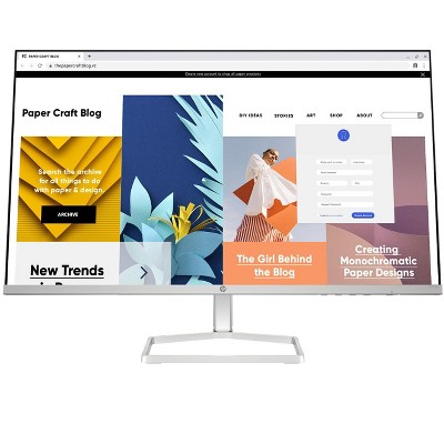 HP Series 5 27 inch FHD White Monitor - 527sw 27" FHD (1920 x 1080) 48-100 Hz
