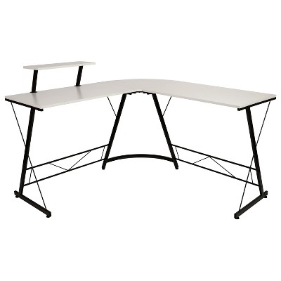 Emma and Oliver L-Shaped Computer Desk, Gaming Desk, Home Office Desk, Frame