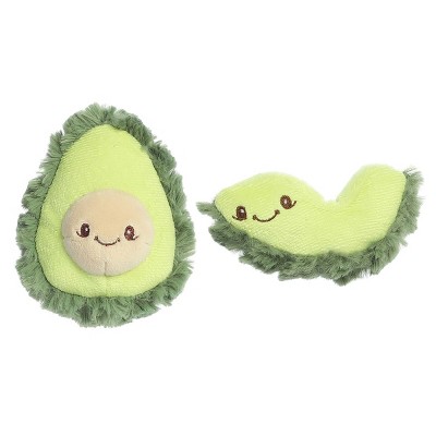 ebba Mini Avocado Rattle & Crinkle Set Precious Produce Adorable Baby Stuffed Animal Green 4"