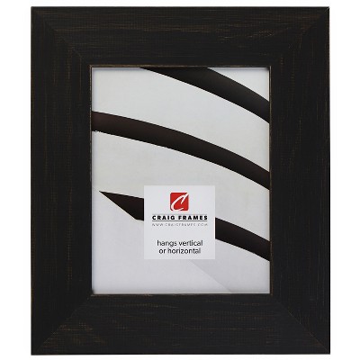 Jasper Wide Rustic Charcoal Black Picture Frame