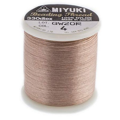 John Bead Miyuki Nylon Beading Thread B Blush 55 Yards (50m) for DIY Jewelry Making