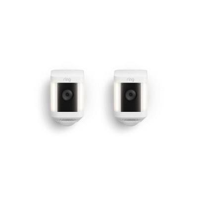 Ring 1080p 2pk Spotlight Cam Plus Security Camera - Battery- White