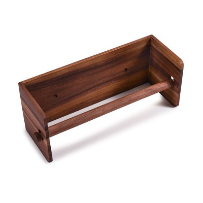 Kalmar Home Hanging Acacia Paper Towel Holder