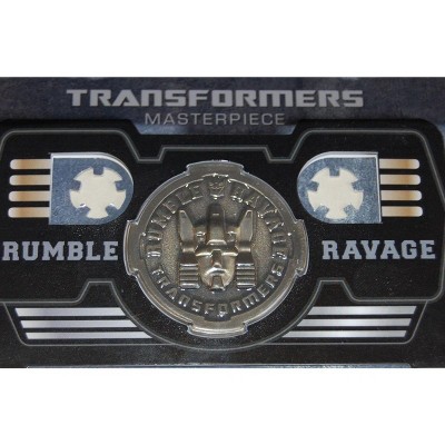 Transformers MP-15 Rumble & Ravage Bonus Collector Coin