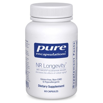 Pure Encapsulations NR Longevity - Supports Healthy Aging - with NIAGEN - Gluten Free, Non-GMO, Hypoallergenic - 60 Capsules