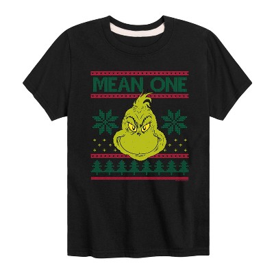 Boys' - Dr. Seuss - The Grinch Mean One Short Sleeve Graphic T-Shirt