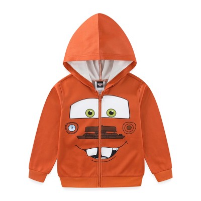 Disney Cars Mater Boys Full Zip Up Hoodie For Toddler And Big Kids