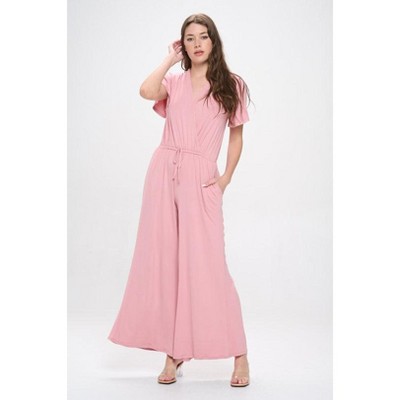 WEST K Women's Tiffany Flutter Sleeve Knit Jumpsuit